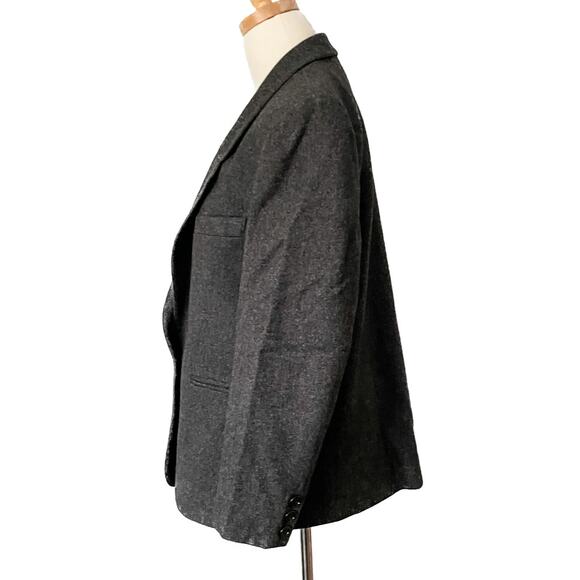 Vintage Evan Picone 100% wool single breasted blazer jacket size large L - Picture 3 of 7